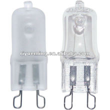 Real time 2000hours g9 40w halogen bulb small halogen lamp